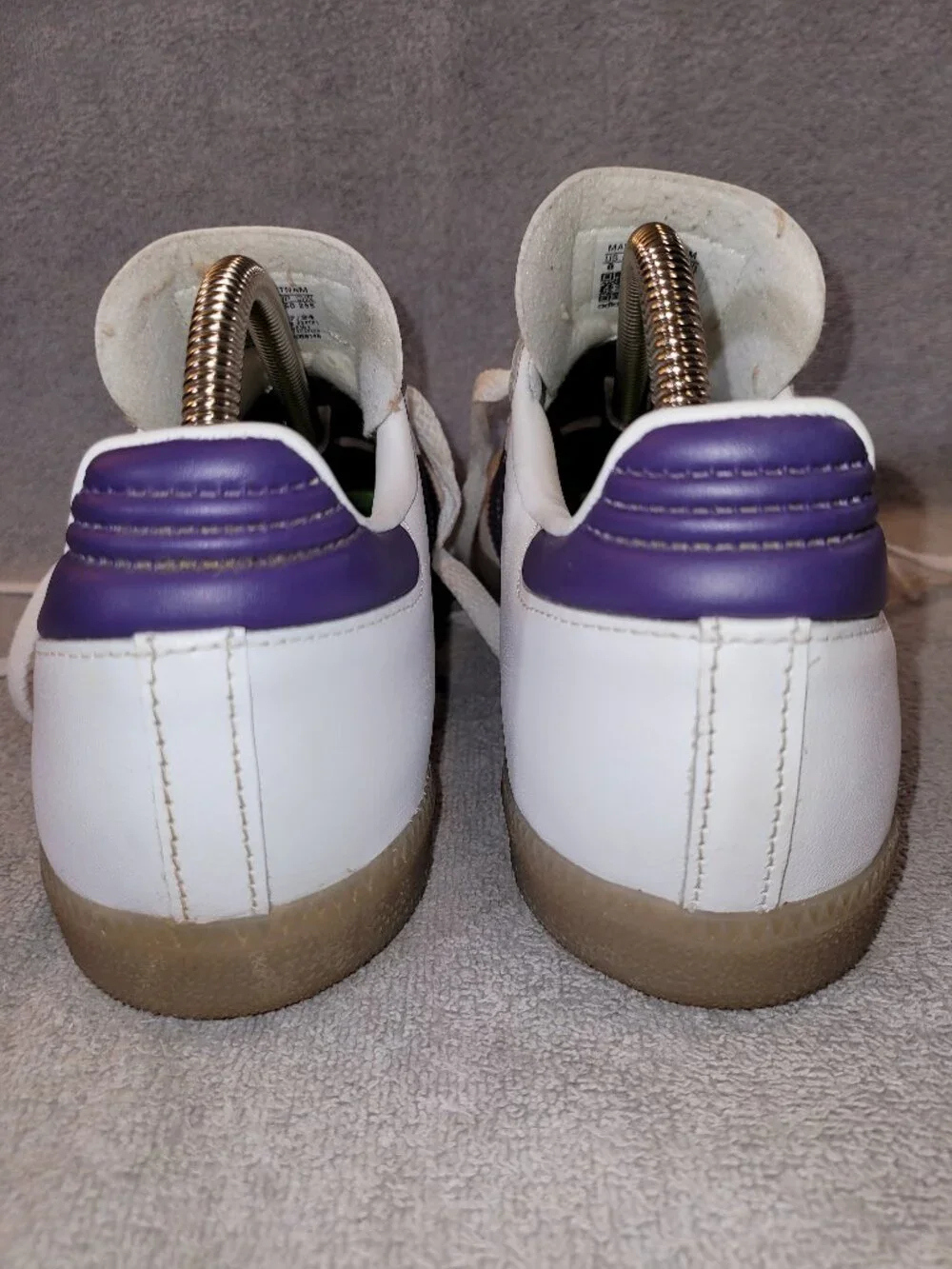 Adidas Samba Men's Size 8 Messi White Purple Tan Gum Sneakers IH8161 (#2258)